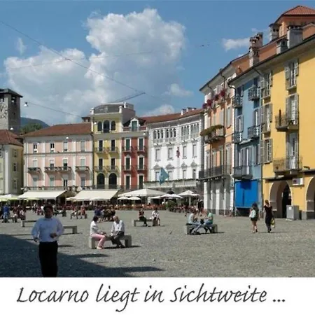Top-ferienwohnung Im Landhausstil Mit Panoramablick Und Pool * Gambarogno